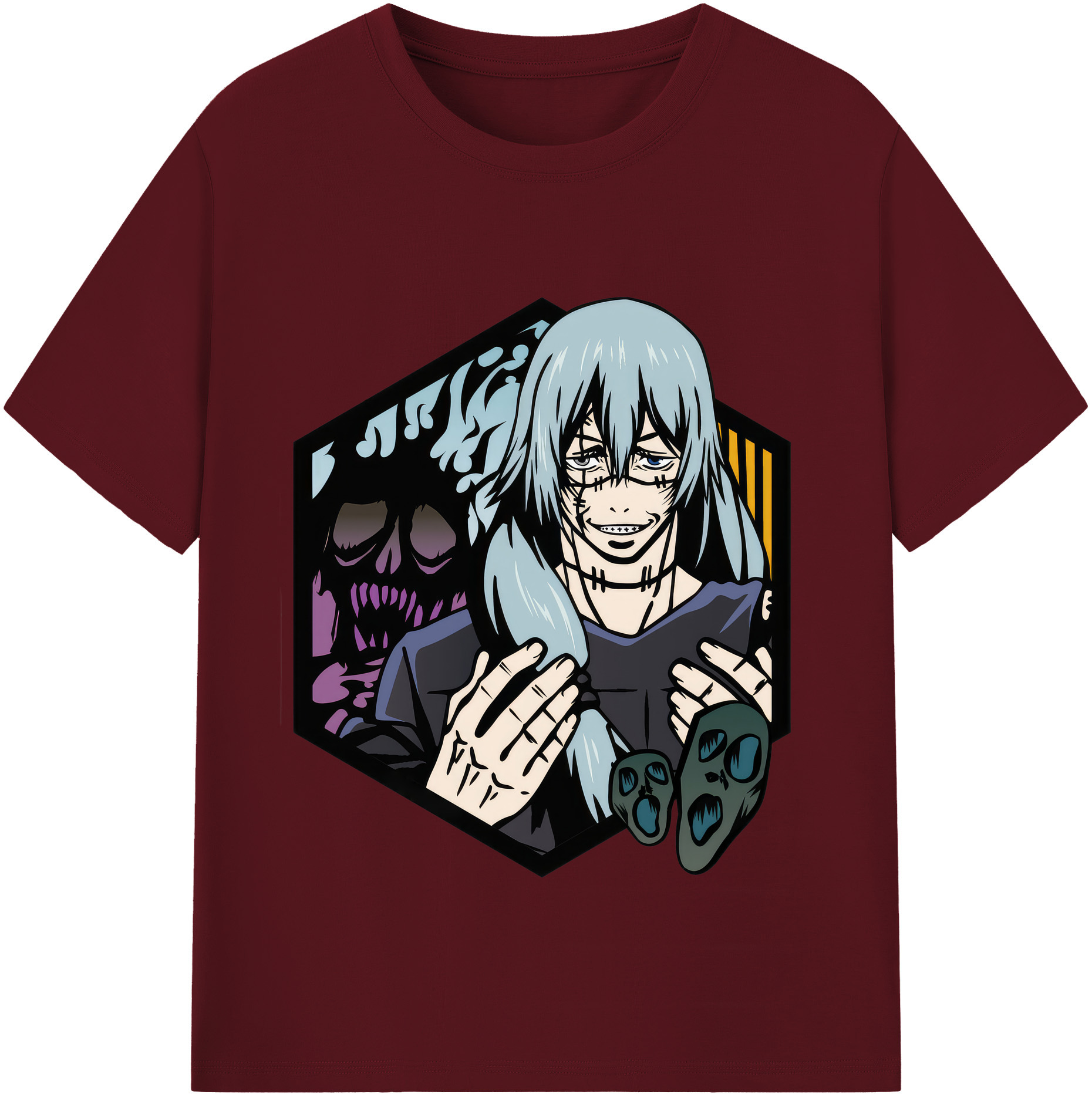 （画像用） 呪術廻戦 Jujutsu Kaisen 綿100％半袖Tシャツ（フロントプリント）